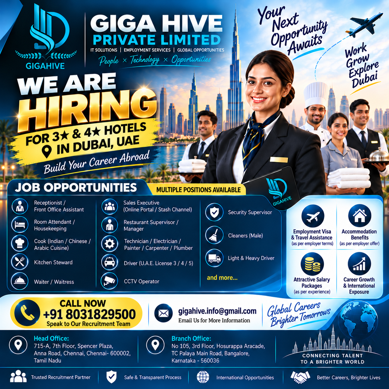 GigaHive Dubai Hotel Jobs